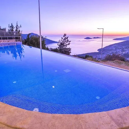 别墅 Kiziltas 6 Bedroom Seaview With Private Pool Hot Tub