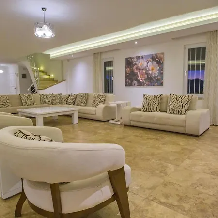 Kiziltas 6 Bedroom Seaview With Private Pool Hot Tub Kalkan