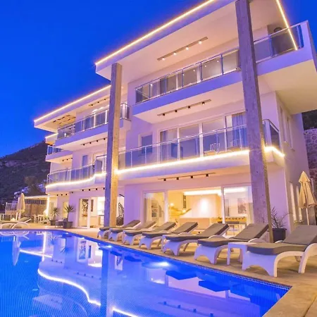 Kiziltas 6 Bedroom Seaview With Private Pool Hot Tub