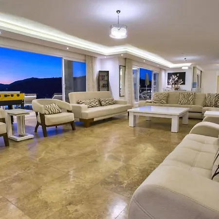Kiziltas 6 Bedroom Seaview With Private Pool Hot Tub * Kalkan