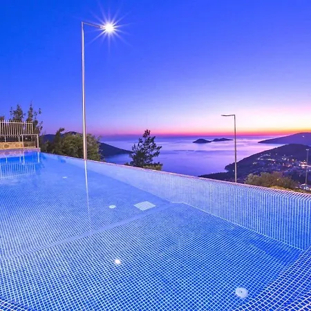 Kiziltas 6 Bedroom Seaview With Private Pool Hot Tub * Kalkan