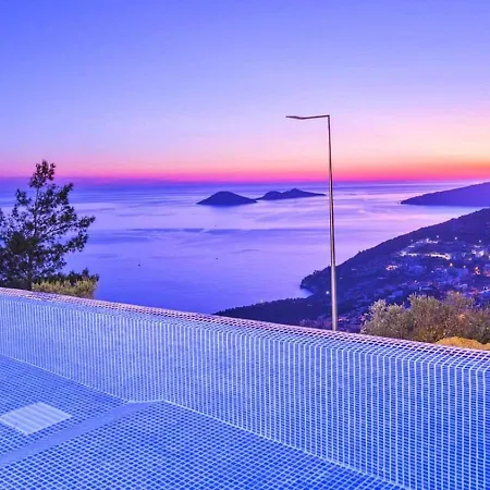 Kiziltas 6 Bedroom Seaview With Private Pool Hot Tub * Kalkan