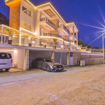 Kiziltas 6 Bedroom Seaview With Private Pool Hot Tub