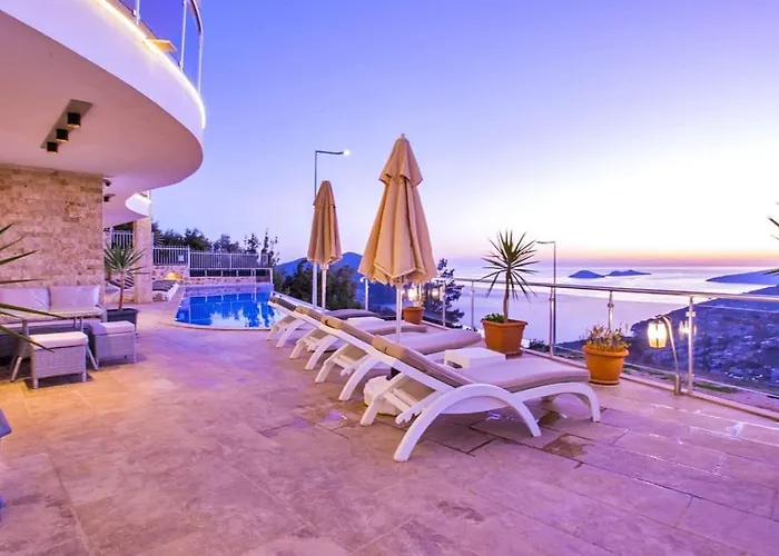Willa Kiziltas 6 Bedroom Seaview With Private Pool Hot Tub