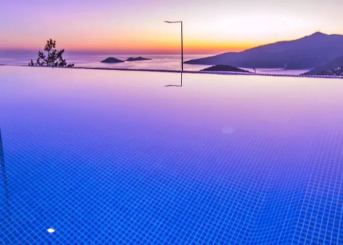 Kiziltas 6 Bedroom Seaview With Private Pool Hot Tub * Kalkan