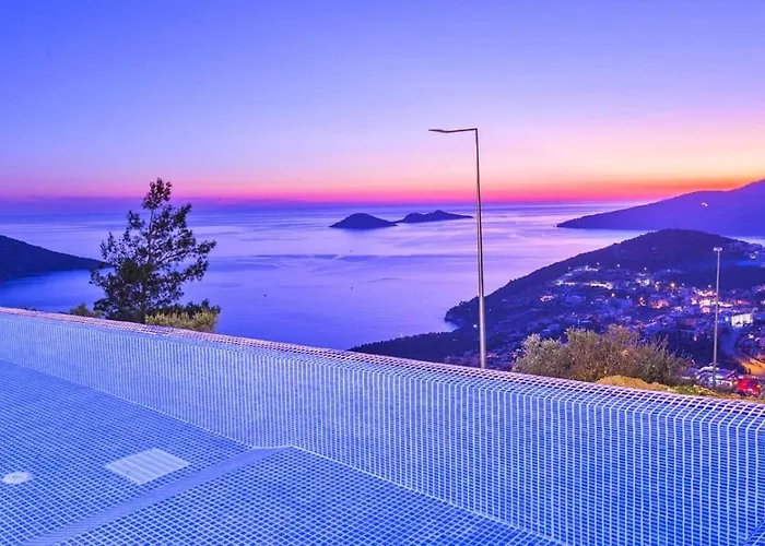 Kiziltas 6 Bedroom Seaview With Private Pool Hot Tub * Kalkan