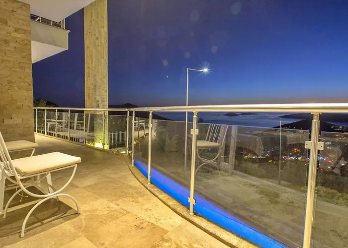 Willa Kiziltas 6 Bedroom Seaview With Private Pool Hot Tub *