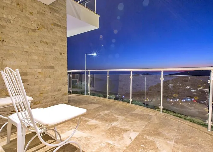 Kiziltas 6 Bedroom Seaview With Private Pool Hot Tub