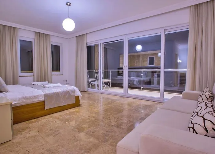 Kiziltas 6 Bedroom Seaview With Private Pool Hot Tub Kalkan
