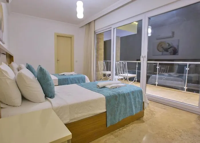 Willa Kiziltas 6 Bedroom Seaview With Private Pool Hot Tub Kalkan